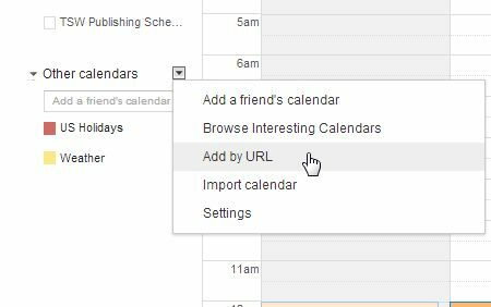 eksporter facebook kalender til gmail