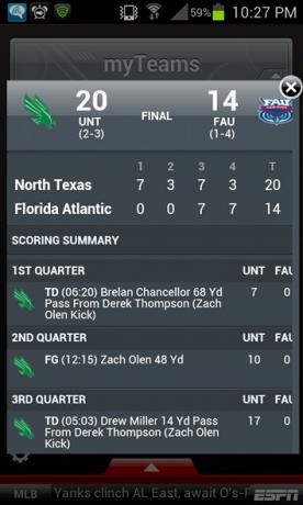 ios 6 sportsresultater