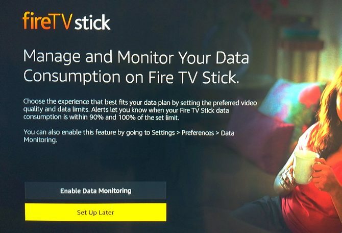 Sette opp Amazon Fire TV Stick: administrere og overvåke dataforbruk