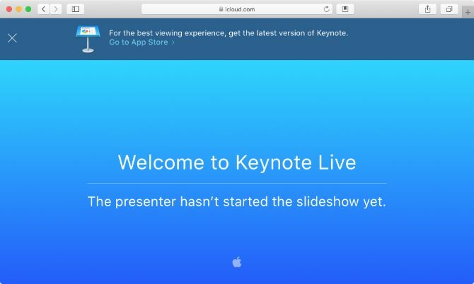 Keynote Live-venteside i Safari