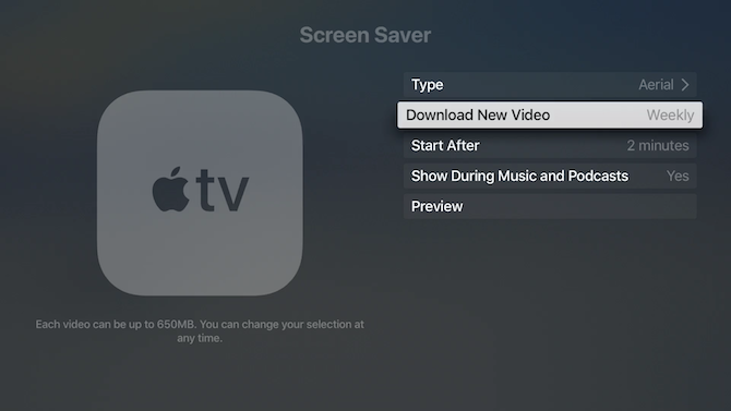 Apple TV-skjermsparer