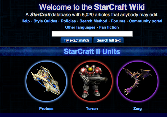 starcraft ii nettsted