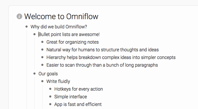 omniflow strukturert-lister