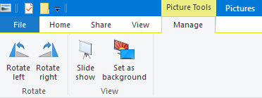 file explorer roter bilder