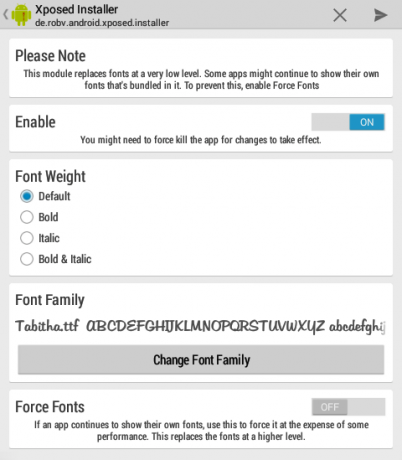 Androidbrukerne font-perappfonts