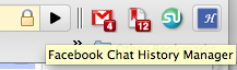 facebook chat historie