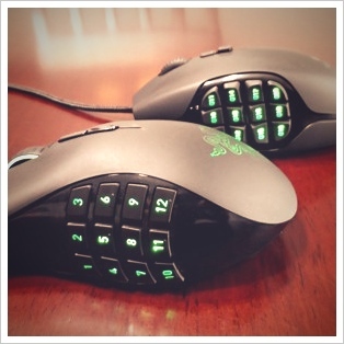 Razer Naga, Logitech G600 MMO Gaming Mice Review og Giveaway razer naga logitech g600 gaming musevurdering