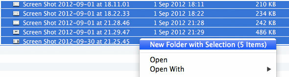 os x finder justeringer