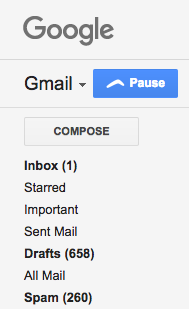 Gjør Gmail mindre distraherende ved å stoppe innkommende e-postmeldinger i en varighet av tiden Boomerang Pause 1
