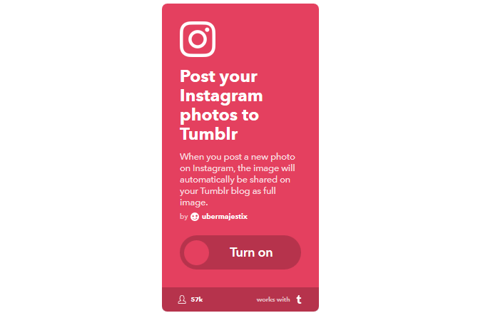 Den ultimate IFTTT-guiden: Bruk nettets kraftigste verktøy som en Pro 44IFTTT InstagramToTumblr