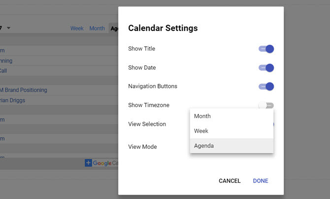 kule dashboards med google nettsteder