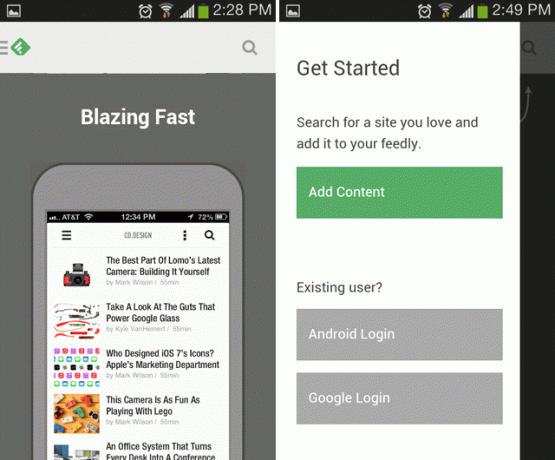 android-feedly-oppstart