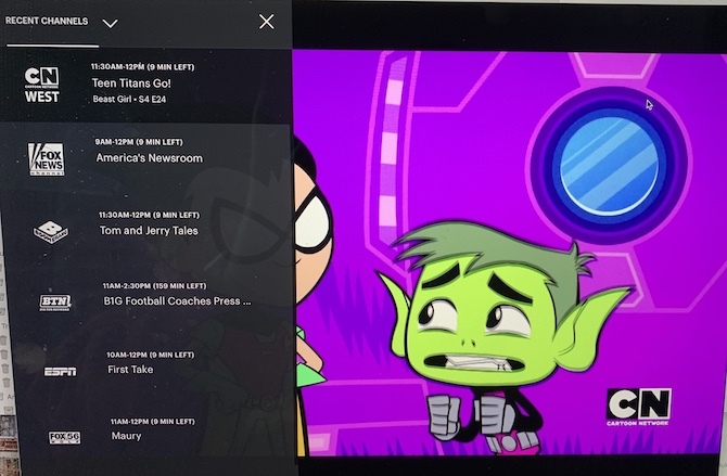 Hulu siste kanaler