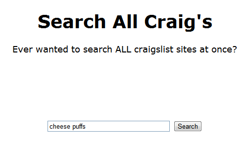 søk i hele craigslist