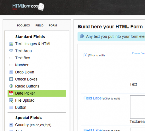 HTML-formdesigner