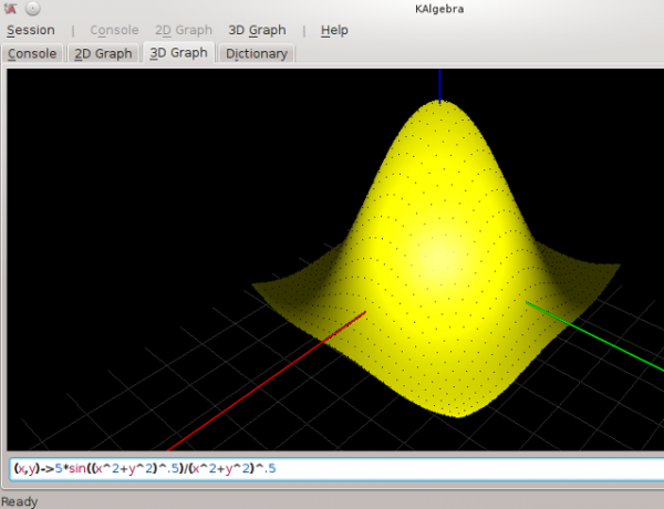 linux-vinn-matte-kalgebra3d