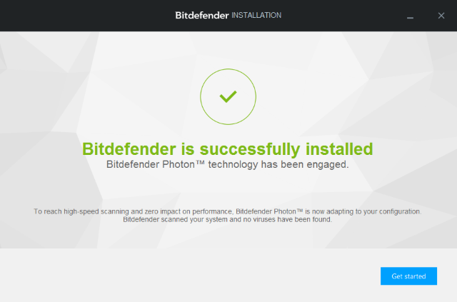 MUO-bitdefender installert