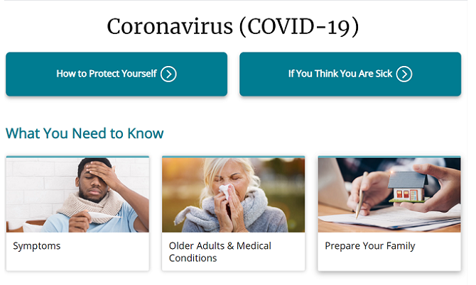 cdc coronavirus covid-19 informasjon