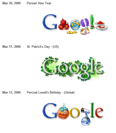 google doodle - galleri