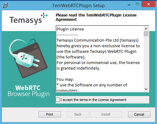 WebRTC-windows-installasjon