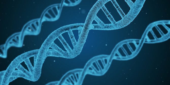 Illustrasjon av en DNA-dobbel helix